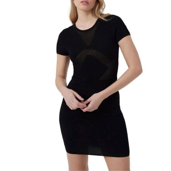 NWT French Connection Montana Knit Sweater Mini Dress - Picture 1 of 7
